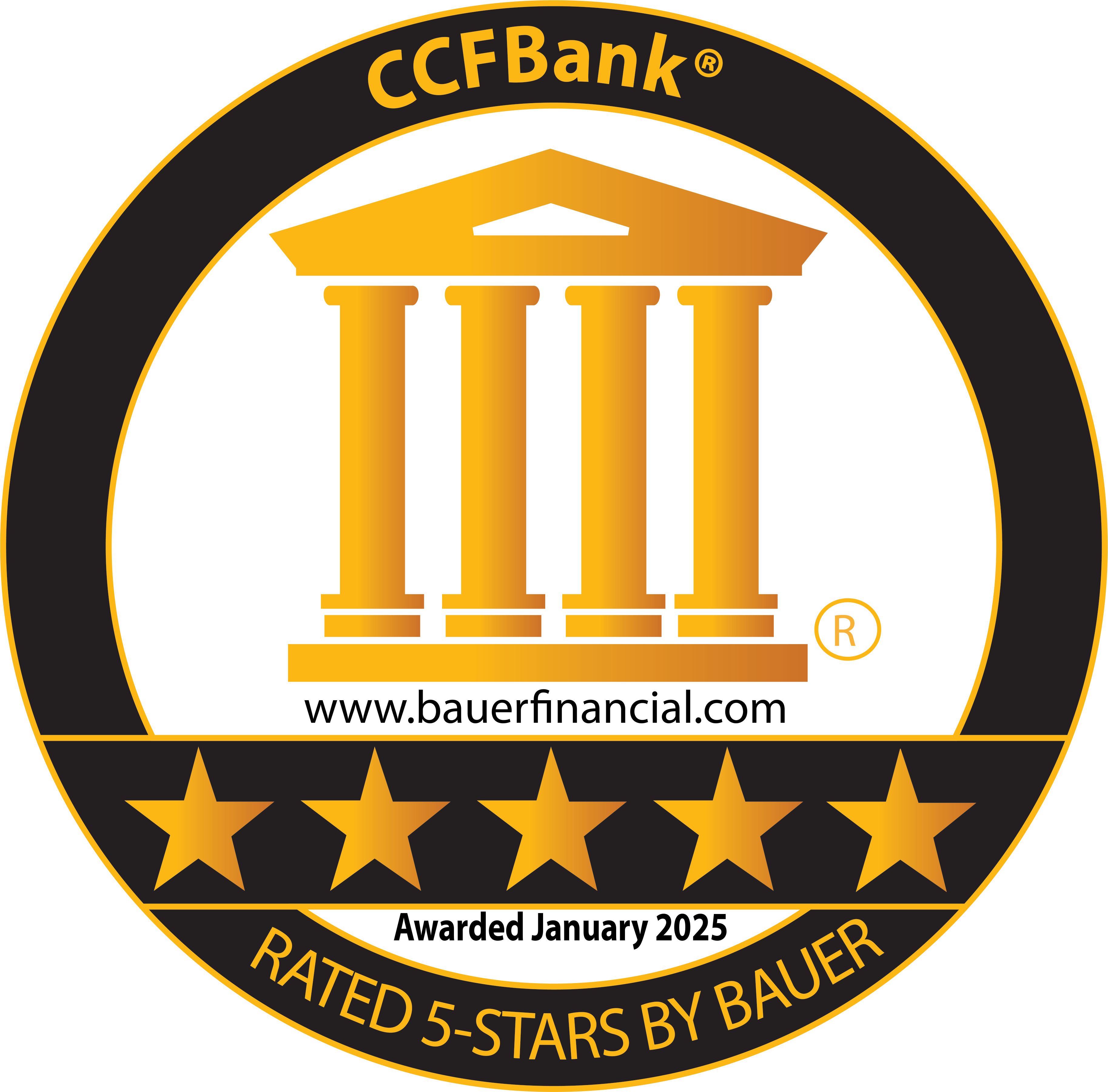 CCFBank Rated 5-Starts by Bauer