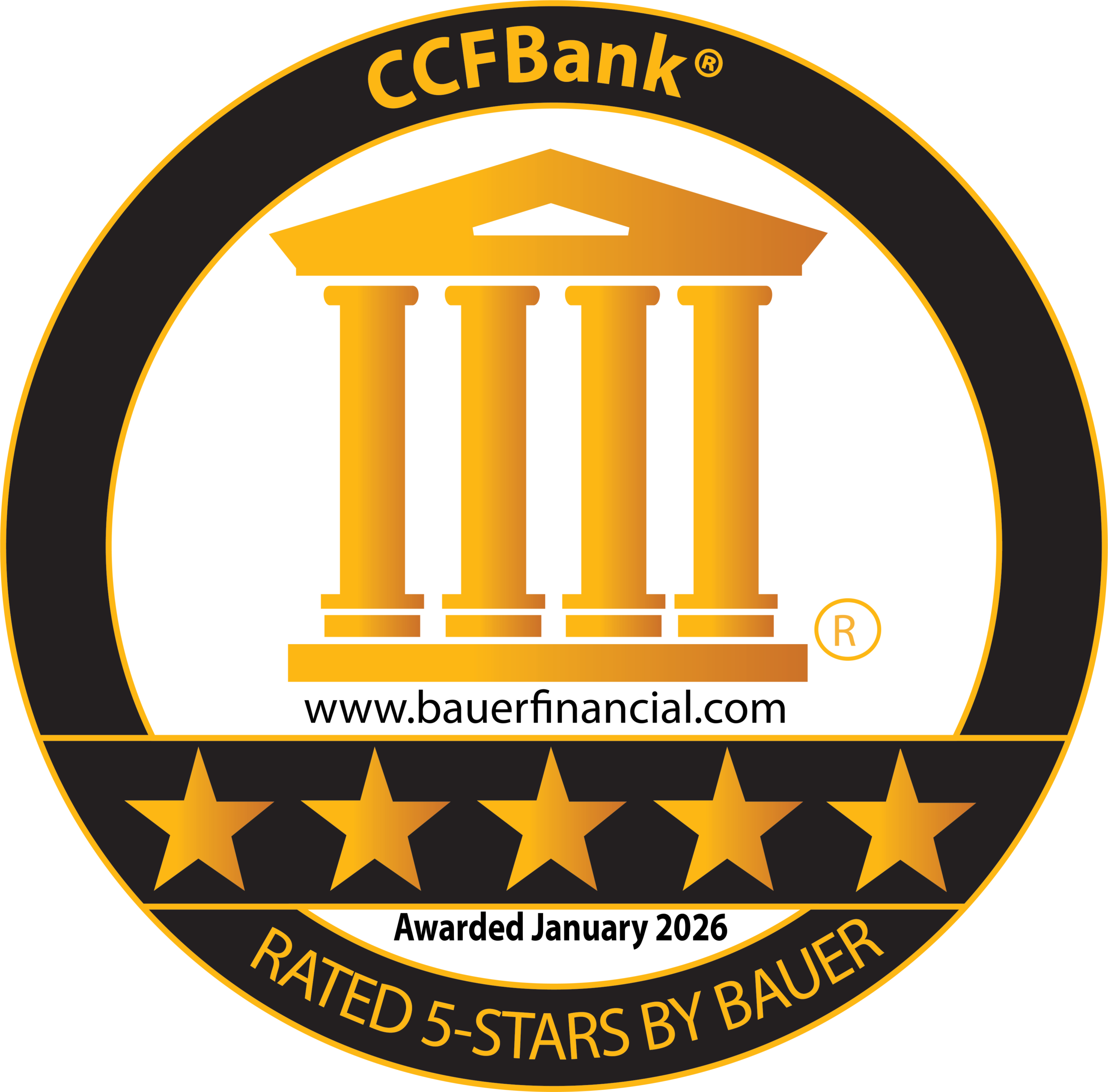 CCFBank Rated 5-Starts by Bauer
